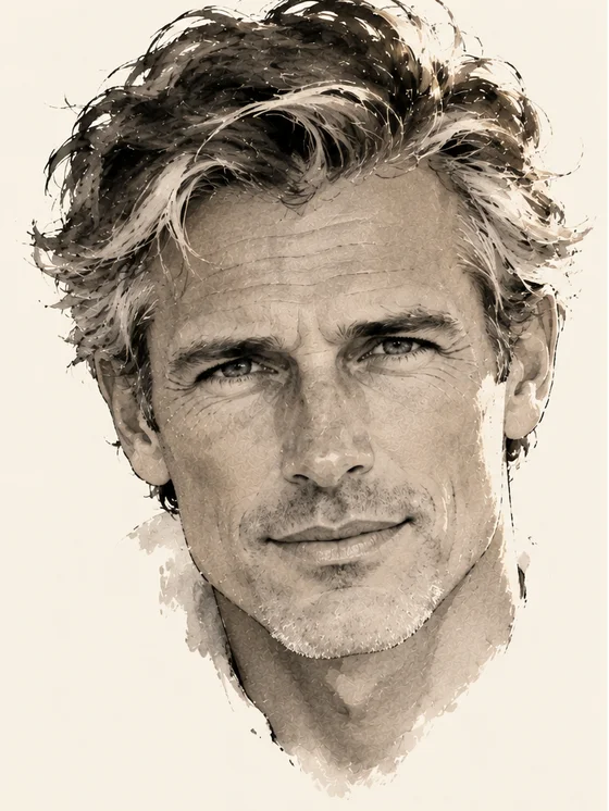 Illustrated portrait — Alex